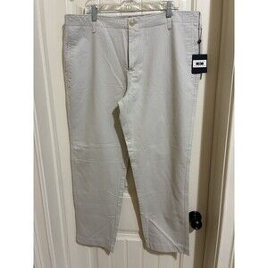 NWT Joseph Abboud Chino Beige Khaki Pants Men's Size 40x30 Flat Front